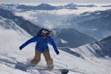 In Gudauri. Rider: Oxana Chekoulaeva. Photo: D. Pudenko