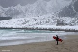 Surf spot at Lofoten islands. Photo: N. Lapina