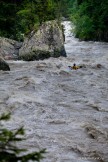 Amanauz river. Dombay region. Rider: E.Voskoboinikov. Photo: A. Buslaeva