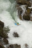 Dombai, Gonachkhir river. Rider: Alexei Lukin.  Photo: A.Buslaeva