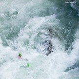 Dombai, Gonachkhir river. Rider: Ivan Ribnikov.  Photo: A.Buslaeva