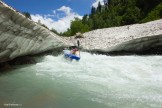 Dombai, Gonachkhir river. Rider: Egor Voskoboiniko.  Photo: A.Buslaeva