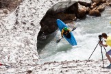 Dombai region, Gonachkhir river. Rider: Alexei Lukin.  Photo: A.Buslaeva