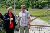 Ivan Ribnikov & Alexey Lukin, Kardalfossen waterfall. Flåm. Photo: D. Pudenko