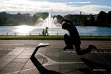 Slackline in Bergen. Egor Voskoboinikov. Photo: D. Pudenko