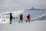 Khibiny, Rasvumchor highland. Egor Druzhinin, Andrey Abramov and Kirill Anisimov. Photo: Sergey Shestihin