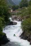 Nothern Italy, Valsesia valley. Sorba river. Rider: Vania Rybnikov. Photo: Oleg Kolmovskiy