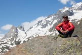 Italy, Valle d'Aosta region, Montblanc massive. Egor Voskoboynikov. Photo: Aliona Buslaieva