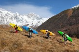 Georgia. Upper Svaneti. Mt.Skhara glacier valley. RTP team on the source of Inguri river. Photo: Konstantin Galat