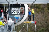 Russia. Sochi region. "SkyPark AJ Hackett Sochi". RTP cameraman Oleg Kolmovskiy - 207-meter Bungy jump. Photo: Konstantin Galat