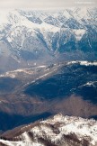 Russia. Krasnaya Polyana. View from the ridge of Roza Khutor resort. Photo: Oleg Kolmovskiy