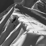 Russia. Krasnaya Polyana region. RTP riders in backcountry. Photo: Vitaliy Mihailov