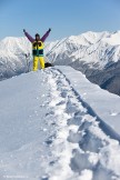 Russia. Krasnaya Polyana region. RTP cameraman - Oleg Kolmovskiy. Photo: Vitaliy Mihailov