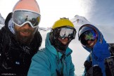 Russia. Nothern Osetia. RTP cameramen Sergey Puzankov, Oleg Kolmovskiy and Boris Belousov. Photo: selfie