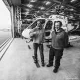 Russia. "Heliaction" airbase in Pyatigorsk. Pilots - Arseniy Boldyrev and Alexander Davydov. Photo: Sergey Puzankov