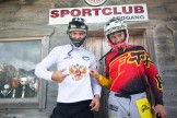 Austria, Leogang. UCI Downhill World Cup. RTP riders: Petr Vinokurov and Nikolay Pukhir. Photo: Konstantin Galat