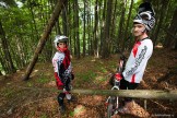 Slovakia. Malino Brdo bike park. Riders - Nikolay Pukhir and Petr Vinokurov. Photo by Konstantin Galat