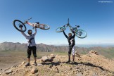 Russia. North face of Elbrus. Riders - Petr Vinokurov and Vitaliy Khripunov. Photo: Konstantin Galat