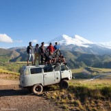 Russia. North face of Elbrus. RTP team. Photo: Yuriy Chernyaev