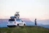 Russia. North face of Elbrus. Gleb Ermolaev and RTP project official car - Subaru Forester. Photo: Konstantin Galat