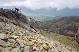 Russia. North face of Elbrus. Rider - Petr Vinokurov. Photo: Ludmila Zvegintseva