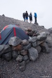 Russia. North face of Elbrus. RTP team at Mt.Elbrus climb base camp, Alt. 3800m. Photo: Ludmila Zvegintseva