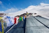 Russia. North face of Elbrus. Mt.Elbrus climb base camp, Alt. 3800m. Photo: Ludmila Zvegintseva