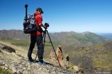 Russia. North face of Elbrus. RTP cameraman - Oleg Kolmovskiy. Photo: Ludmila Zvegintseva