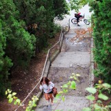 Crimea. Street riding in Koreiz. Rider - Petr Vinokurov. Photo: Konstantin Galat