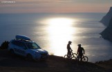 Crimea. Riders - Petr Vinokurov and Nikolay Pukhir and project official car - Subaru Forester. Photo: Konstantin Galat