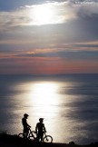 Crimea. Balaklava region. Black sea sunset. Riders - Petr Vinokurov and Nikolay Pukhir. Photo: Konstantin Galat