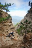 Crimea. Ai-Petri region, Taraktash ridge. Rider - Nikolay Pukhir. Photo: Konstantin Galat