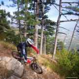 Crimea. Ai-Petri region, Taraktash ridge. Rider - Petr Vinokurov. Photo: Konstantin Galat