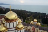 Абхазия. Православный монастырь в Новом Афоне. Фото с дрона – Борис Белоусов